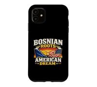 Bosnian Roots American Dream Bosnia Heritage Pride Case for iPhone 11
