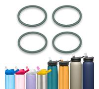BOSORIO 4 Pack Gaskets Compatible with Camelbak Eddy+ Water Bottle with Straw 20oz 25oz 32oz, Replacement Rubber Seal Part for Straw Lid