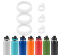 BOSORIO 4 Pack Gaskets Compatible with ThermoFlask 16oz 18oz 24oz 32oz 40oz Water Bottle with Straw Lid, Replacement O Ring Rubber Seals Part（Not for Chug Lid）