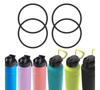 BOSORIO 4 PCS Gaskets Compatible with Bubba Trailblazer Water Bottle with Straw Lid or Push-Button Spout Lid 24oz&40oz, Replacement Rubber Seal Part for Straw Lid and Spout Lid