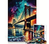 Bosphorus Bridge Istanbul Adults 1000 Pieces Puzzle Cognitive Skill Mind Soothing Fun Solid Lock (50X75CM)