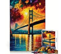 Bosphorus Bridge Istanbul Jigsaw for Teenagers1000 Pieces Mental Dexterity Restful Pleasure Premium Cut Merry Gift (38X52CM)