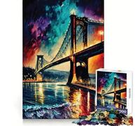 Bosphorus Bridge Istanbul Puzzles for Teenagers 1000 Pieces Mind Power Easy Relaxation Uniform Edges Thoughtful Gift (38X52CM)