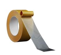 BOSREROY 2 Rolls Double Sided Fabric Tape, 1.9 in x 393.7 inYellow Strong Mesh Tape, Heavy Duty Mounting Carpet Tape, High-Viscosity Cloth-Based Adhesive for Rugs, Mats, and Upholstery