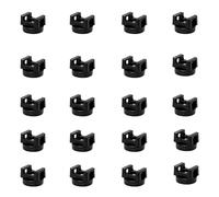 Bosreroy 20 Pcs Cable Tie Mounts, Sturdy Zip Tie Holder with Rubber Coated Base, 6.6 Lbs Capacity, No Drilling Required, Saddle Design for Easy Organization