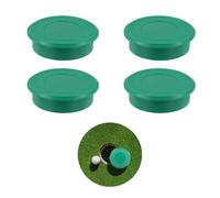 BOSREROY 4 Pcs Golf Cup Cover, Golf Hole Putting Green Cup, Golf Practice Training Green Hole Cups for Outdoor Activities, Training Aids for the Green, Helps Keep Dust and Debris Away