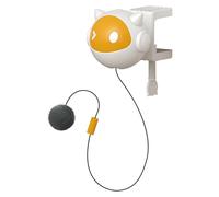 BOSREROY Cat Toy with Automatic Lifting, Interactive Cat Head Teaser, Dual Modes, Clamp Fixed, Compact, Space-Saving Design