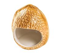 BOSREROY Hamster House, Ceramic Cooling Gerbil Hideout, Creative Cute Small Animal Nest For Play And Rest