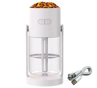 BOSREROY mini Humidifier, Star Projector, 280ml, Volcano Design, cool Mist, USB for Desk & Car, Auto Shut-Off