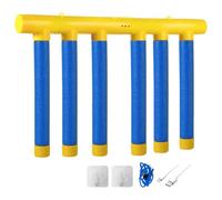 BOSREROY Upgrade Reflex Challenge Game with Remote Control, Adjustable 3-Speed Catching Game, Hand-Eye Coordination Training Toy, Portable Grabber, Blue, 15.2 x 8.5 in / 38.5 x 21.5 cm