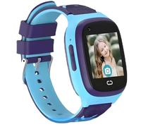 Bosreroy Youth Smart Watch with Adjustable Silicone Strap, 4G Calling, GPS Tracking, Waterproof, Blue