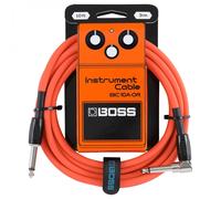 Boss 10ft Angled/Straight Instrument Cable - Orange