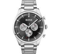 Boss 1513712 Pioneer Collection Silver Plated Stainless Steel Men's Chronograph Quartz Watch