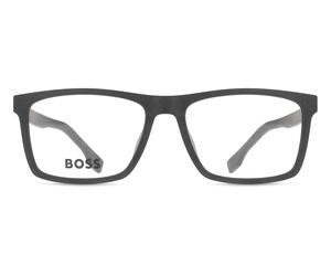 BOSS 1701/G Asian Fit Men's Glasses, Black, Size 57