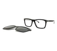 BOSS 1726/G/CS Asian Fit with Clip-On Men's Glasses, Black, Size 55