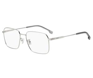 BOSS 1772/G Asian Fit Men's Glasses, Silver, Size 57