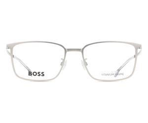 BOSS 1823/G Asian Fit Men's Glasses, Silver, Size 55