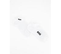 BOSS Womens 2P AS Logo CC W Two-pack of cotton-blend socks in an ankle length