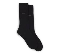 BOSS Orange 2-Pack Mens Regular Length Socks in a Cotton Blend NOS - Black 001 - Black 001 - UK5-8.5 EU39-42 US6-9