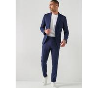 BOSS 2-Piece Bi-Stretch Slim Fit Suit, Dark Blue, Size 50=40R Jkt / 34 Trs, Men Dark Blue