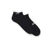 BOSS Two-pack of ankle-length socks with logos - Style 2P AS Iconic Loop CC, 50554563 Black 9-11