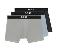 BOSS 3-Pack Boss One Boxer Briefs, Black, Grey, Blue - Large