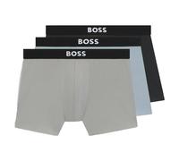BOSS 3-Pack Boss One Boxer Briefs, Black, Grey, Blue - Small