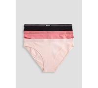BOSS 3 Pack Brief, Multi, Size Xs, Women Print