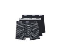 BOSS Power Design black white boxer shorts 3 pack - L