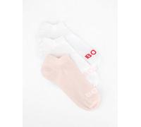 BOSS 3 Pack Logo Ankle Sock - Light/Pastel Pink, Light/Pastel Pink, Size 5.5-8, Women Light/Pastel Pink