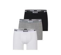 Boss 3 Pack Mens Boxer Brief - Multicolour Cotton - Size Large