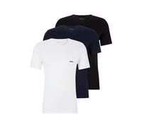 Boss 3 Pack Mens Classic T-Shirt - Multicolour Cotton - Size Large