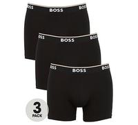 BOSS 3 Pack Power Boxer Briefs - Black, Black, Size 2Xl, Men Black