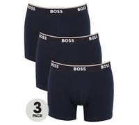 BOSS Three-pack of boxer briefs in stretch cotton - Style BoxerBr 3P Power, 50475282 Dark Blue 5XL