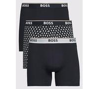 BOSS Power Design black white boxer shorts 3 pack - XL