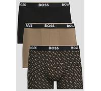 Boss Mens BOSS Bodywear 3-Pack Boxer Shorts with Logo Detail Large Black