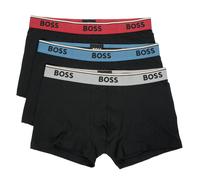 BOSS 3 Pack Power Trunk Boxers 964 Grey Blue Red, Small