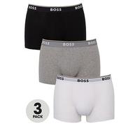 BOSS 3 Pack Power Trunks - Black/White/Grey, Black/White/Grey, Size 2Xl, Men Black/White/Grey