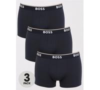 BOSS 3 Pack Power Trunks, Open Blue, Size M, Men Open Blue