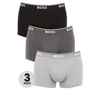 BOSS 3 Pack Power Trunks, Open Grey, Size M, Men Open Grey