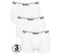 BOSS 3 Pack Power Trunks, White, Size Xl, Men White