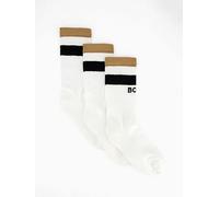 Boss Unisex 3p Qs Rib Iconic Cc 10272304 0 Quarter Socks