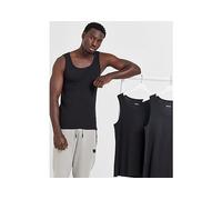 BOSS for man. 50542132 Pack of 3 black Classic T-shirts (L), Homewear, Cotton, Sleeveless / Straps