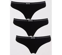 BOSS Women's 3P THONG String, Black1,