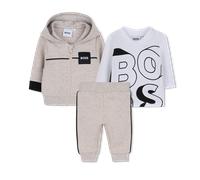 Boss - 3-piece Set - Off White Marl - Boy - 12 Months