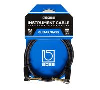 Boss 3ft / 1m Instrument Cable Angled/Angled 1/4" Jack