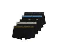 Boss 5 Pack Cotton Rich Trunks Black