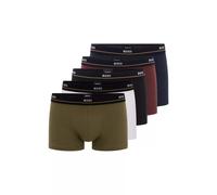 Boss - 5 pack Cotton Stretch Trunks with Logo Waistbands - Patterned