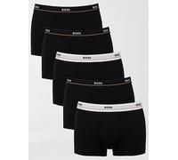 BOSS 5 Pack Essential Trunks - Black, Black, Size 2Xl, Men Black
