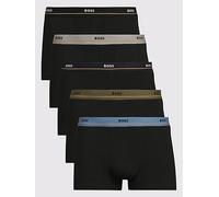Boss Essential 10267407 Trunk Boxers 5 Units Black S Men